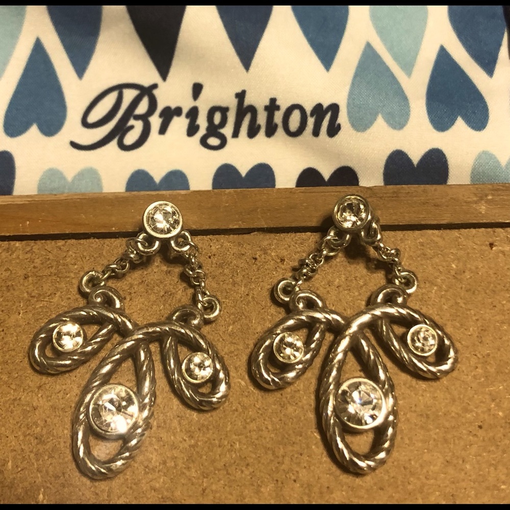 Brighton Crystal hanging earrings.